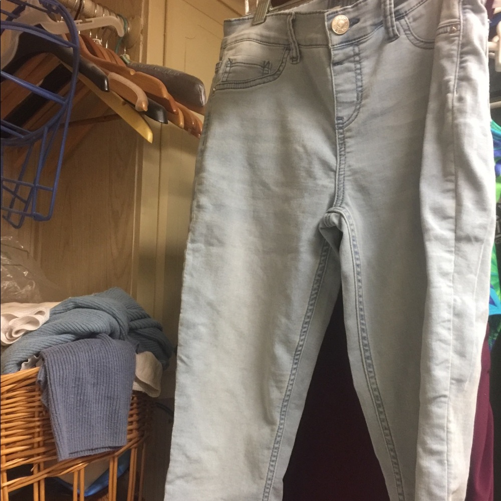 Justice mid rise jeggings